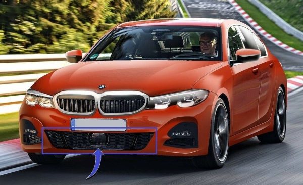 NEW GENUINE BMW G20 FRONT M BUMPER LOWER CENTER GRILL WITH A HOLE FOR ACC 51118079592 - Image 2