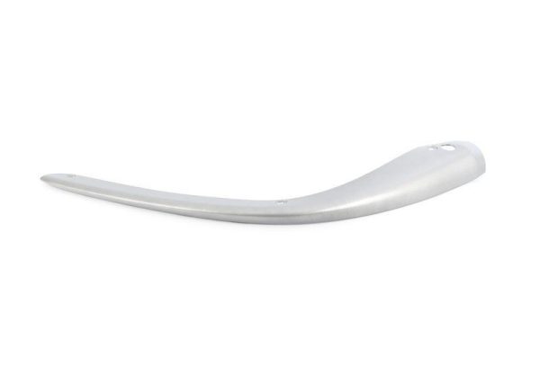 NEW GENUINE PORSCHE 987 CAYMAN S FRONT LOWER TITANIUM METALLIC SPOILER LIP RIGHT 987505528019B1