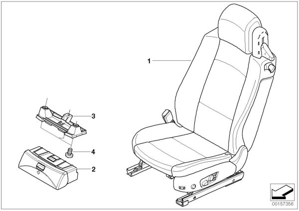 NEW GENUINE BMW 3 SERIES E46 E93 CONVERTIBLE UNDERSEAT FIRST AID KIT HOLDER SET 52108267529+52106971063 - Image 5