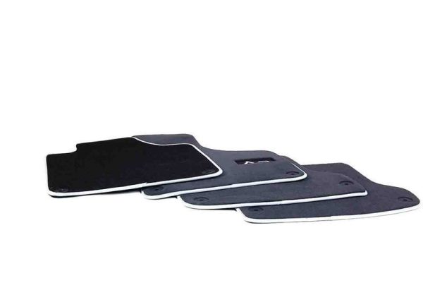 NEW GENUINE AUDI A3 2009-2013 FRONT & REAR PREMIUM BLACK TEXTILE FLOOR MATS LHD 8P1061270PMNO - Image 5