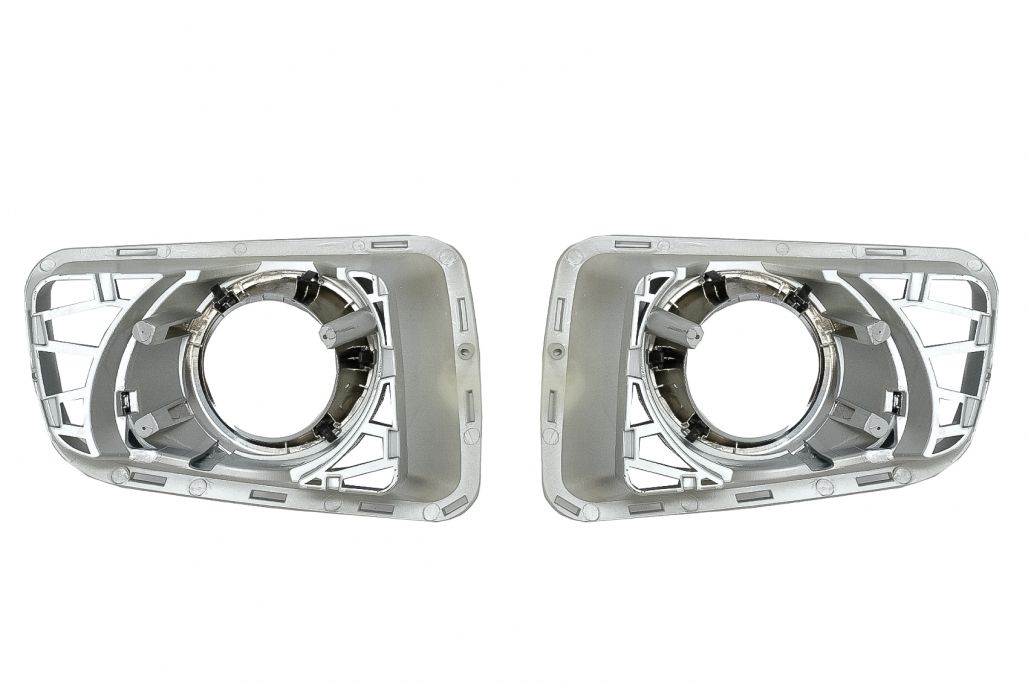 Fog Lamp Covers suitable for Land Rover Range Rover Vogue III L322 (2010-2012) Autobiography Design Silver Edition - Image 5