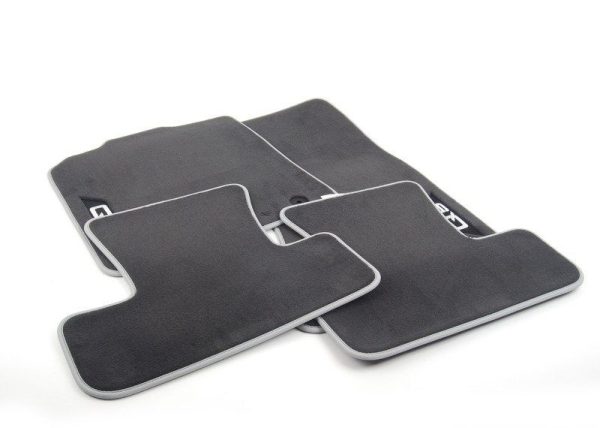 NEW GENUINE AUDI Q5 09-17 FRONT & REAR BLACK TEXTILE FLOOR MATS LHD 8R1061270MNO