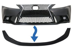 Front Bumper Spoiler Lip suitable for LEXUS IS XE20 (2005-2013) IS F Sport Facelift XE30 (2014-up) Design