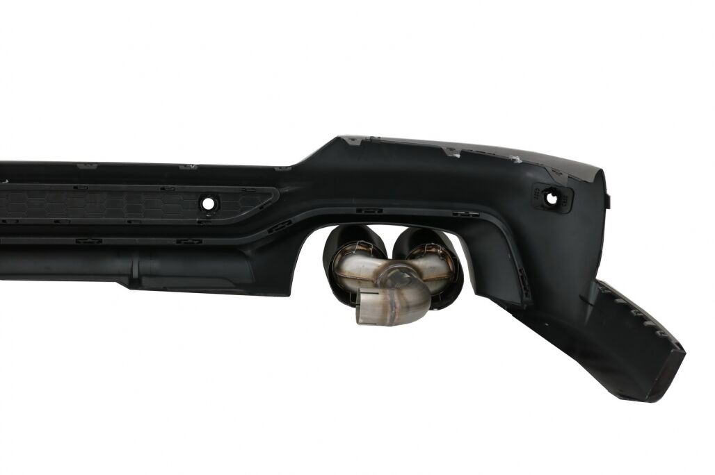 Rear Bumper Spoiler Valance Diffuser Double Outlet with Exhaust Tips suitable for BMW X4 G02 (2018-up) M Sport - Image 5