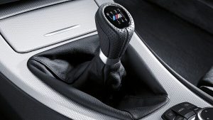 BMW NEW GENUINE E90 E91 E93 M GEAR SHIFT KNOB GAITER LEATHER BLACK 6 SPEED RHD 25118037309