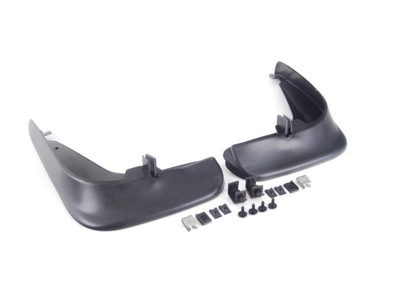 NEW GENUINE VW GOLF 04-08 FRONT MUD FLAPS SPLASH GUARD PAIR BLACK 1K0075111