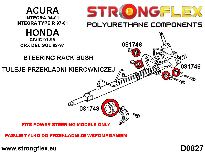 081748B: Steering rack bush - Image 2