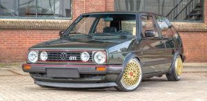 Small Bumper Spoiler/ Front Lower Panel Addon For VW Golf II / Jetta MK2