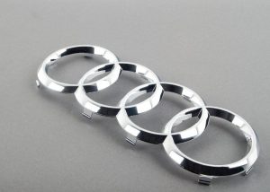AUDI NEW GENUINE A3 S3 08-13 A1 FRONT BADGE RING GRILL EMBLEM 8X0853605