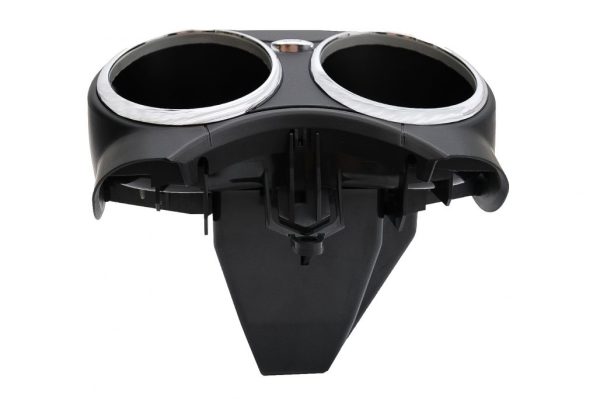 Front Dual Cup Holder suitable for Mercedes Benz CLS C219 W219 (2003-2010) Black - Image 2