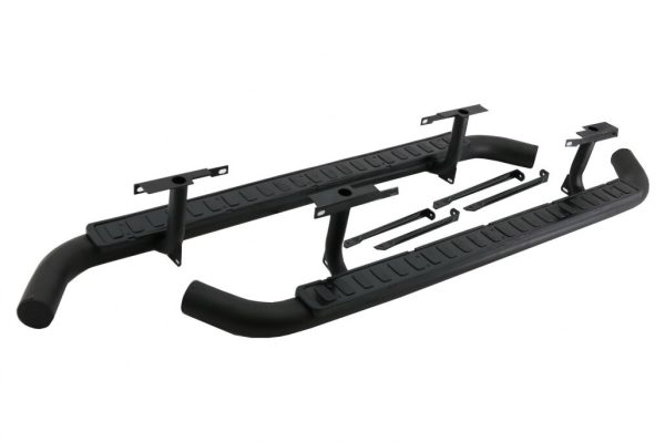 Runing Boards Side Steps Suitable for Land Rover Defender 110 (1990-2016) Black Edition - Image 3
