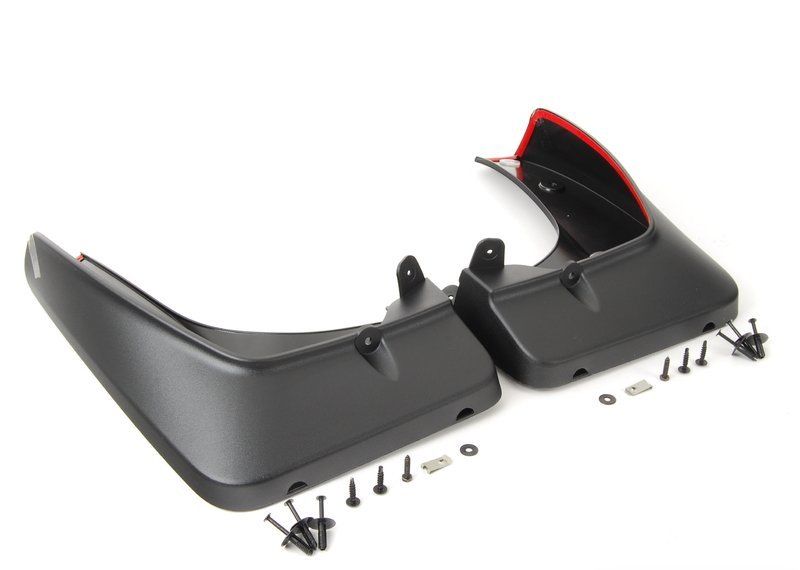 BMW GENUINE NEW F15 14-16 X5 SERIES 18' WHEELS MUD FLAPS SET PAIR REAR 82162302408