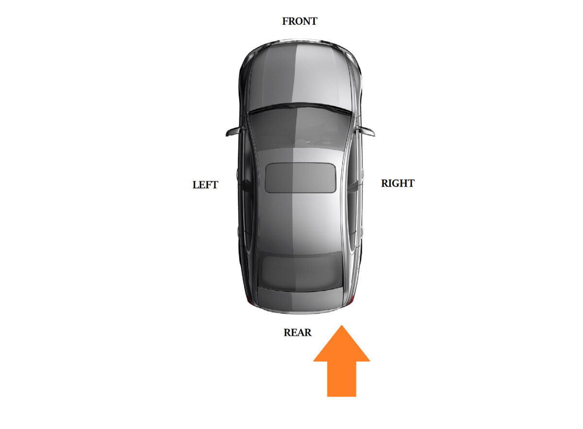 NEW GENUINE MERCEDES BENZ MB C W204 SALOON REAR BUMPER MOUNTING RAIL RIGHT O/S A2048800430 - Image 2