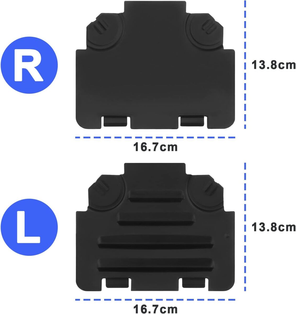 BMW NEW GENUINE E82 E88 1 SERIES FRONT NEARSIDE WHEEL ARCH COVERS SET 2PCS 51717143849+51717143850 - Image 3