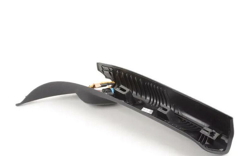 NEW GENUINE MINI COOPER FRONT A PILLAR PANELS W/ SPEAKERS POD CARBON BLACK SET 51437406021+51437406022 - Image 3