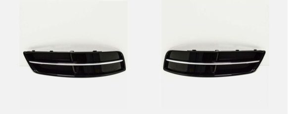 AUDI GENUINE A3 08-12 BUMPER LOWER BLACK GLOSSY GRILLE PAIR SET N/S O/S 8P0807682HT94+8P0807681TT94 - Image 3