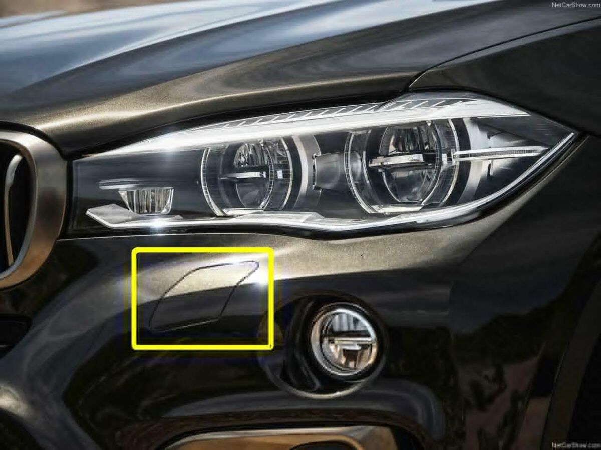 BMW NEW F16 X6 SERIES GENUINE N/S LEFT HEADLIGHT WASHER COVER CAP 51117422903 - Image 2