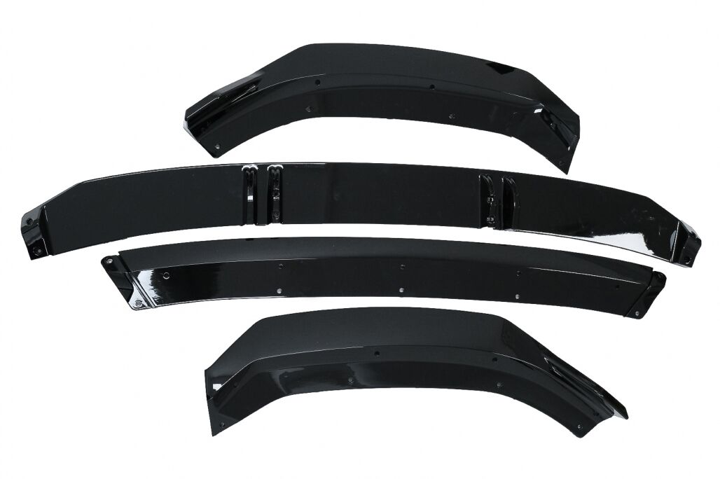 Front Bumper Add-On Spoiler Lip suitable for Audi A3 8V Facelift S-Line (2017-up) Piano Black - Image 10