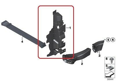 MINI NEW GENUINE COUTRYMAN R60 PACEMAN R61 AIR DUCT CHANNEL LEFT N/S 51749807049 - Image 2