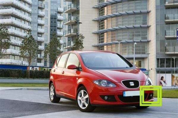 NEW GENUINE SEAT ALTEA STYLANCE 07-16 FRONT N/S LEFT FOG LIGHT GRILL 5P9853665A9B9 - Image 2