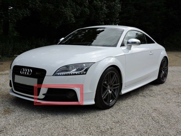 NEW GENUINE AUDI TTS S-LINE 11-14 FRONT BUMPER LEFT N/S FOG LIGHT GRILL BLACK 8J0807681K3FZ - Image 2