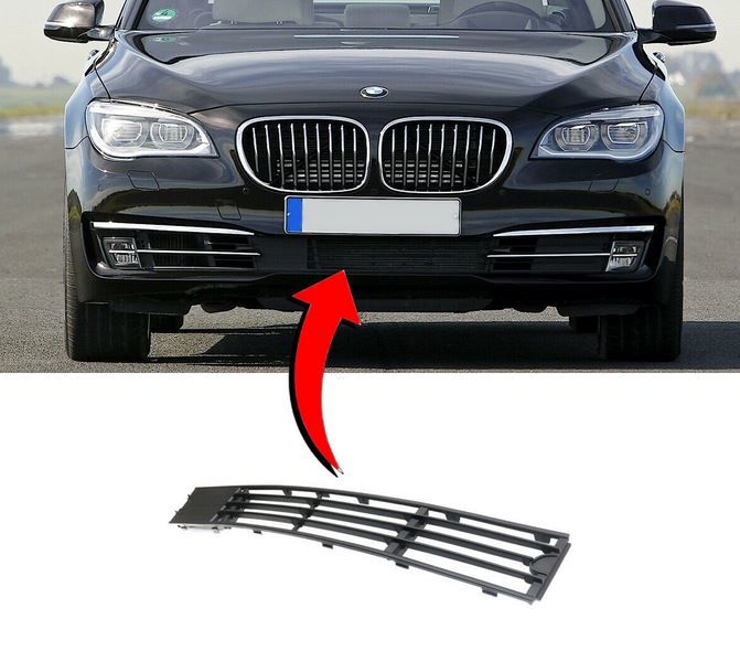NEW GENUINE BMW 7 SERIES F01 F02 LCI FRONT BUMPER LOWER CENTER GRILL 51117295264