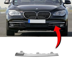 NEW GENUINE BMW 7 SERIES F01 F02 LCI FRONT BUMPER FOG LIGHT GRILL TRIM LEFT N/S 51137295355