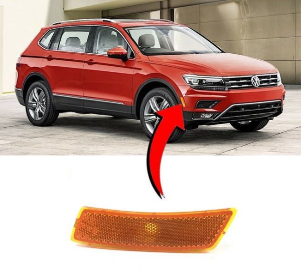 NEW GENUINE VW TIGUAN 2016 - 2018 FRONT BUMPER REFLECTOR RIGHT O/S 5C5945072A
