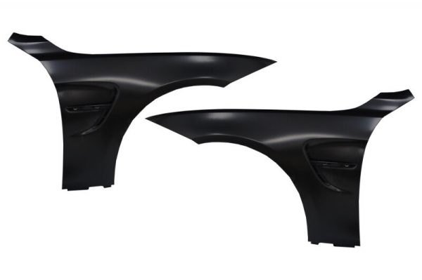 Hood Bonnet with Front Fenders Black suitable for BMW 4 Series F32 F33 F36 (2011-2019) M4 GTS Look - Image 9