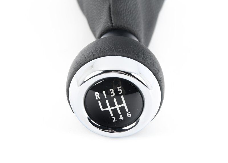NEW GENUINE MINI R55 R57 R59 MANUAL SHIFTER KNOB WITH BLACK LEATHER BOOT 25112753784 - Image 2