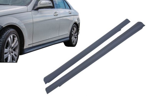 Side Skirts suitable for Mercedes C-Class W204 (2007-2012) C63 Design - Image 7