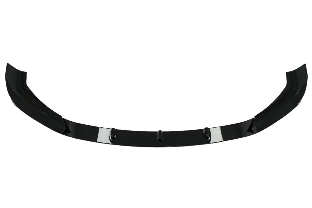 Front Bumper Spoiler Lip suitable for BMW X1 SUV F48 Pre-LCI (2015-2019) Piano Black - Image 2