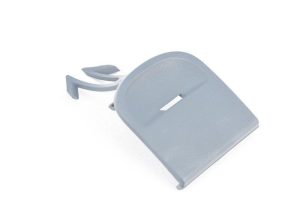NEW GENUINE PORSCHE CAYENNE 07-10 REAR BUMPER TOW HOOK COVER PRIMED RIGHT O/S 95550545010G2X