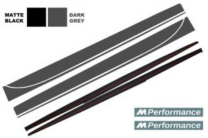 Side Skirts Add-on Lip Extensions suitable for BMW F30 F31 3 Series (2011-Up) M-Performance Design