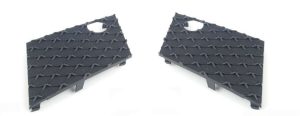 NEW GENUINE MERCEDES MB ML W166 FRONT BUMPER LOWER GRILL COVER PAIR SET L+R