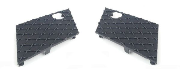 NEW GENUINE MERCEDES MB ML W166 FRONT BUMPER LOWER GRILL COVER PAIR SET L+R