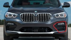 FOR NEW GENUINE BMW X4 SERIES G02 FRONT BUMPER SIDE GRILL OPEN WITH PDC LEFT N/S