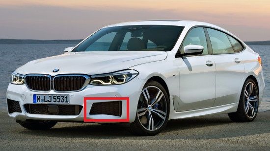 NEW GENUINE BMW 6 SERIES G32 GT FRONT M SPORT BUMPER SIDE GRILL LEFT 51118069709