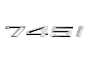 BMW NEW GENUINE E65 7 SERIES 745i TRUNK BADGE EMBLEM LOGO 51147033242