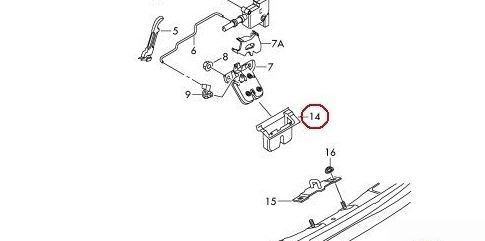 NEW GENUINE AUDI A3 8P 07-14 COVER CAP FOR REAR TRUNK LID FLAP LOCK 8P4827520A - Image 4