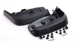 NEW GENUINE AUDI Q7 2016-2017 S-LINE FRONT MUD FLAPS SPLASH GUARD PAIR 4M0075116
