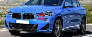 NEW GENUINE BMW X2 F39 FRONT BUMPER HEAD LIGHT WASHER CAP LEFT N/S 51117499489