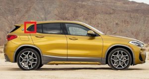 NEW GENUINE BMW X2 F39 REAR COVER COLUMN C RIGHT O/S 51137428122