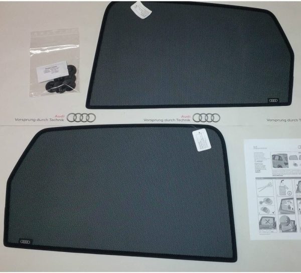 NEW GENUINE AUDI A6 S6 11-18 REAR WINDOW SUN PROTECTION TWO PART SET 4G0064160A - Image 2