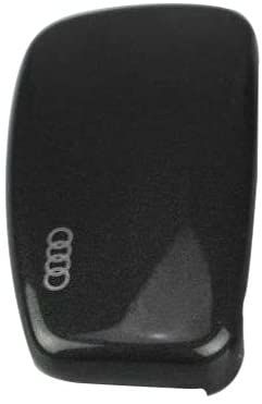 NEW GENUINE AUDI KEY FOB COVER WITH RINGS LOGO IN DAYTONA GREY 8V0071208BZ7S