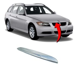 NEW BMW GENUINE 3 SERIES E90 E91 FRONT BONNET HOOD GRILL TRIM RIGHT O/S 51137117242