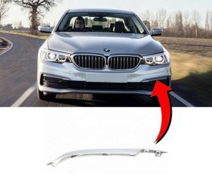 NEW GENUINE BMW 5 SERIES G30 G31 FRONT BUMPER RUBBER STRIP TRIM LEFT N/S 51117385271