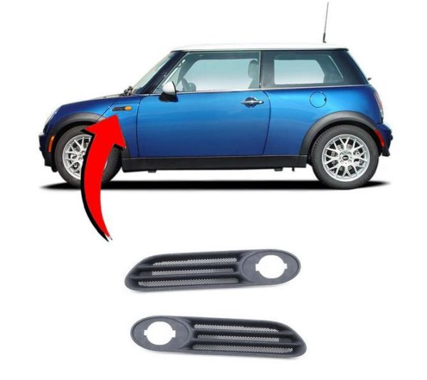 NEW GENUINE MINI R50 R52 WING FENDER SIDE MARKER FINISHER TRIMS PAIR SET N/S+O/S 51131515593 + 51131515594 - Image 11