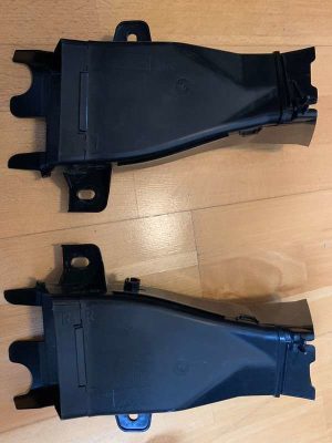 NEW GENUINE BMW 6 SERIES F06 F12 F13 FRONT BRAKE AIR DUCTS PAIR SET N/S + O/S 51747211515 + 51747211516
