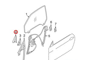 Left steel fender/ wing For Mercedes C-class W204  07-14